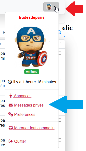 lire message